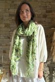 Woodstock Tassel Scarf Forest